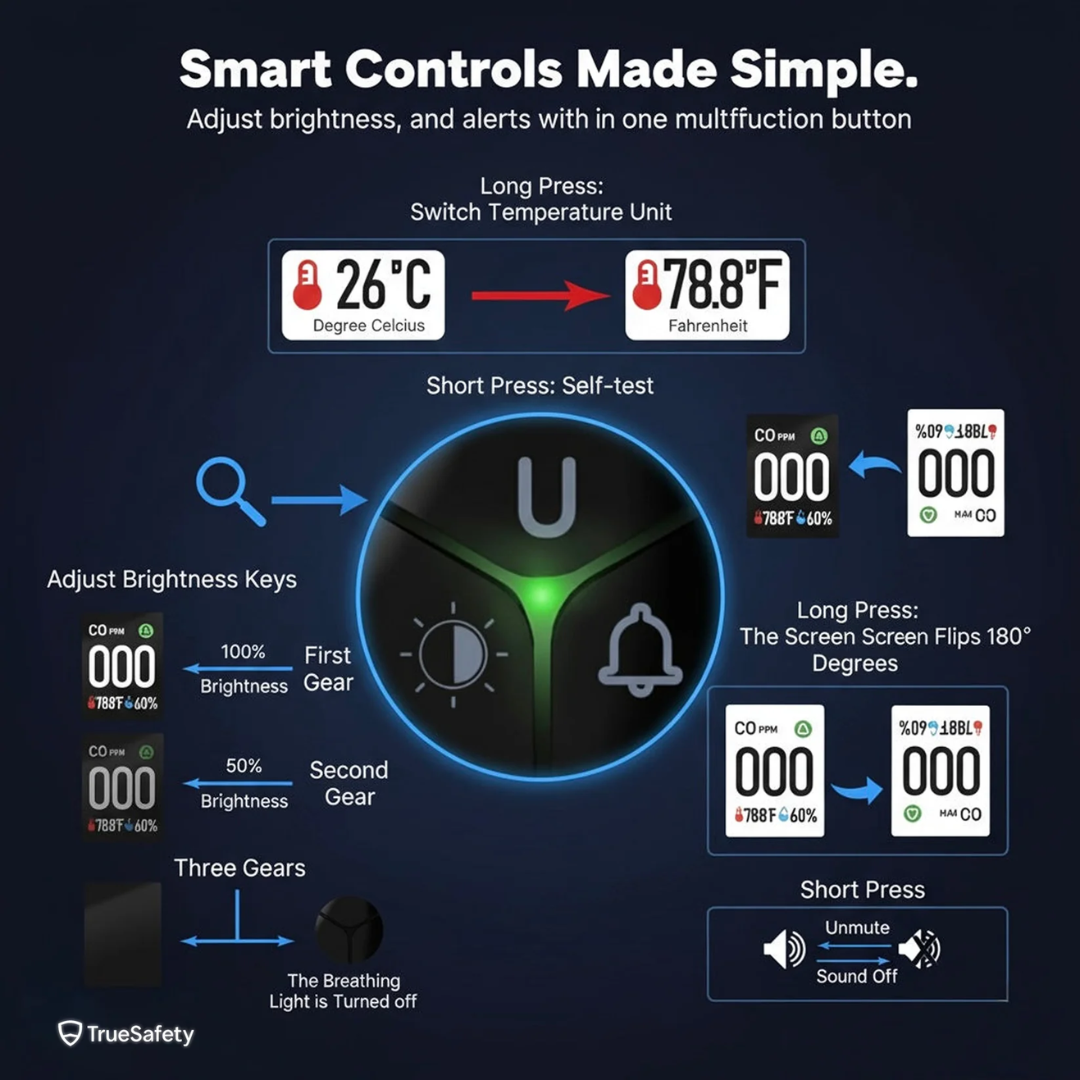 TrueDetect™ CO Detector 2.0